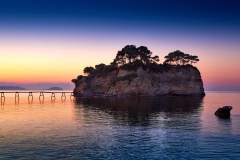 Zakynthos,Island,,Greece.,Incredibly,Romantic,Sunset,On,Cameo.,Cameo,Island